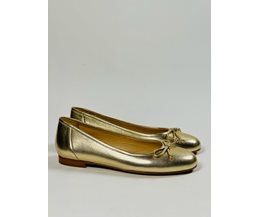 Natalie ballerina guld skinn