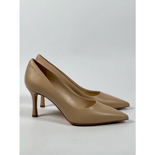 Carrie pumps beige skinn