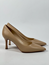 Carrie pumps beige skinn