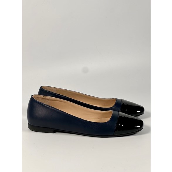 Arianna pumps blå skinn
