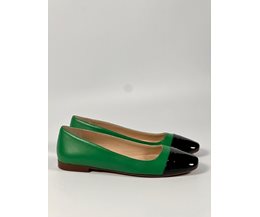 Arianna pumps grön skinn