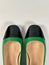 Arianna pumps grön skinn