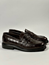 Sanna loafers brun pressat skinn