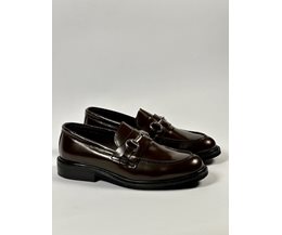 Camilla loafers brun skinn