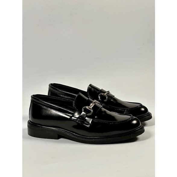 Camilla loafers svart skinn