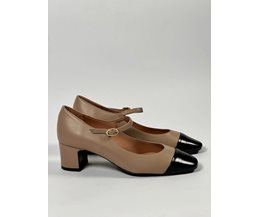 Greta pumps beige skinn