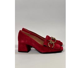 Viola loafers röd mocka