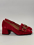 Viola loafers röd mocka