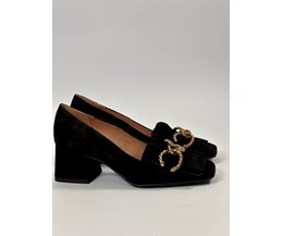 Viola loafers svart mocka