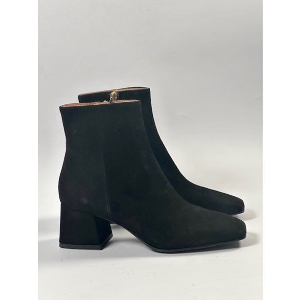 Nicole boots svart mocka