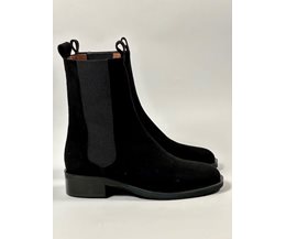Bella boots svart mocka