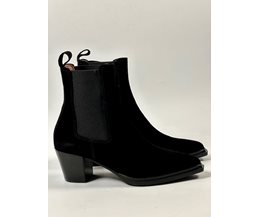 Bianca boots svart mocka
