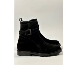 Rita boots svart mocka