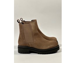 Chiara boots mörkbeige mocka