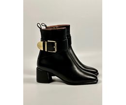 Lilly boots svart skinn