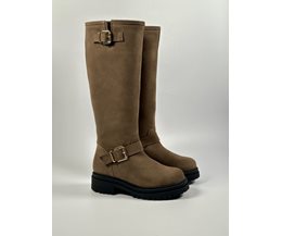 Carla stövlar beige mocka