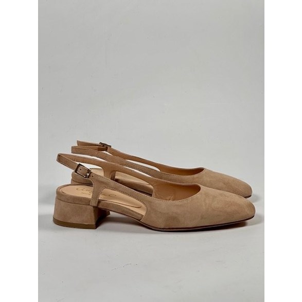 Sofia slingback beige mocka