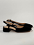 Sofia slingback svart mocka