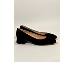 Gisela pumps svart mocka
