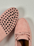 Sally car shoes rosa mocka