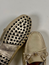 Sally car shoes guld skinn
