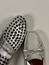 Sally car shoes silver skinn