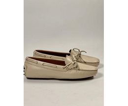 Sally car shoes beige skinn