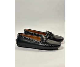 Sally car shoes svart skinn