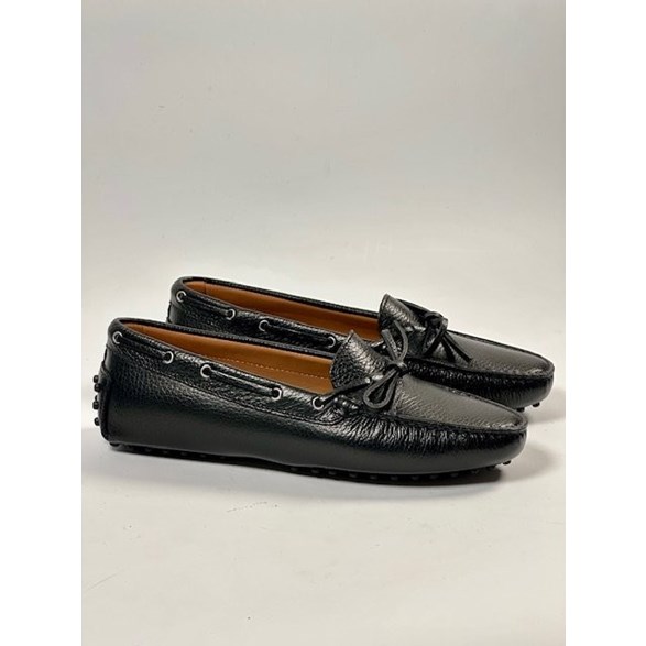 Sally car shoes svart skinn