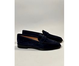 Filippa loafers blå mocka