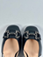 Linda slingback svart naplack