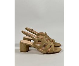 Lovisa sandal ljusgrön mocka