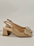 Zoe slingback beige naplack