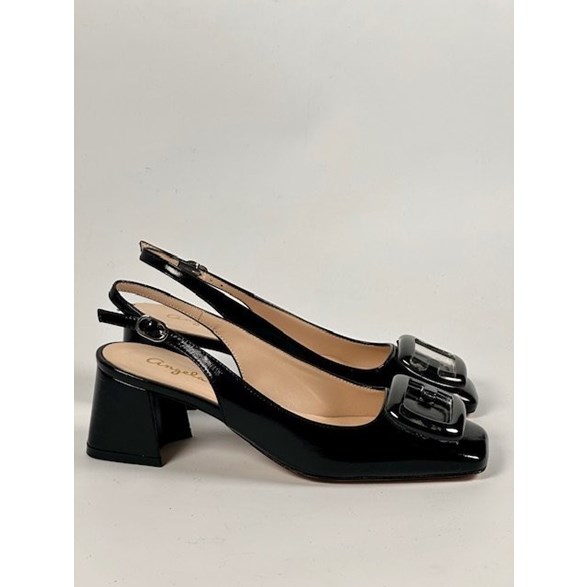 Zoe slingback svart naplack
