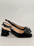 Zoe slingback svart naplack
