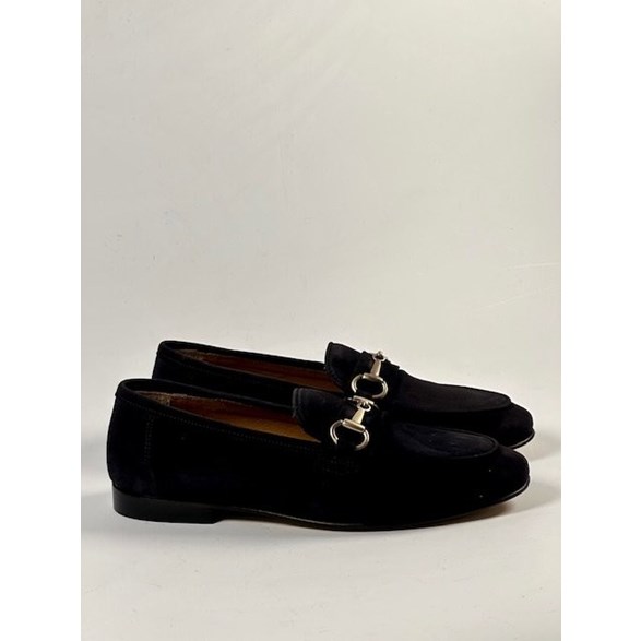 Lotta loafers svart mocka