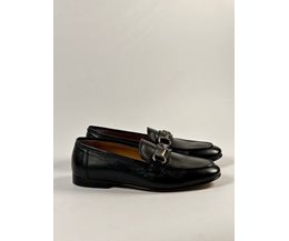 Lotta loafers svart skinn