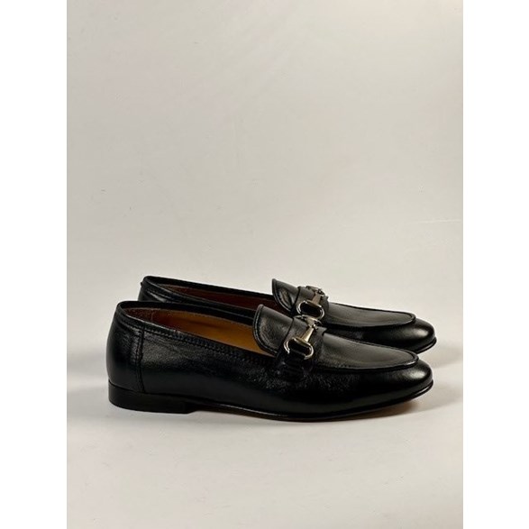 Lotta loafers svart skinn