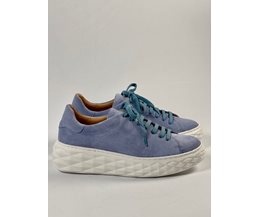 Paola sneakers ljusblå mocka