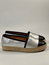 Daria espadrillos silver/svart skinn