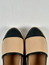 Daria espadrillos beige/svart skinn