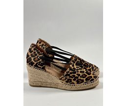 Vera espadrillos leopard skinn