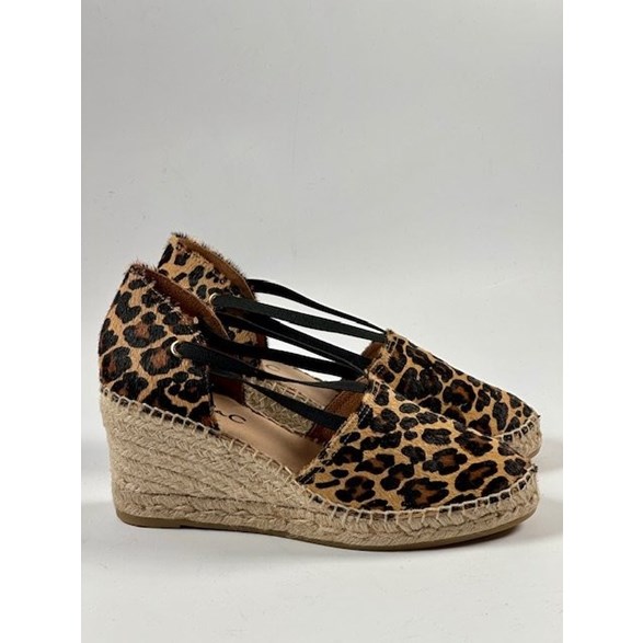 Vera espadrillos leopard skinn