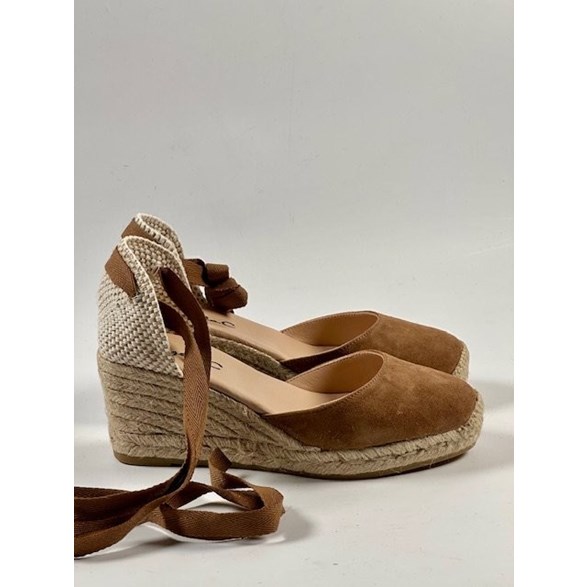 Elvira espadrillos cognac mocka
