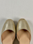 Elvira espadrillos guld skinn