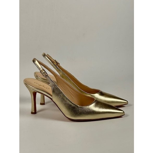 Isabel slingbacks guld skinn