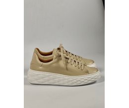Paola sneakers beige skinn