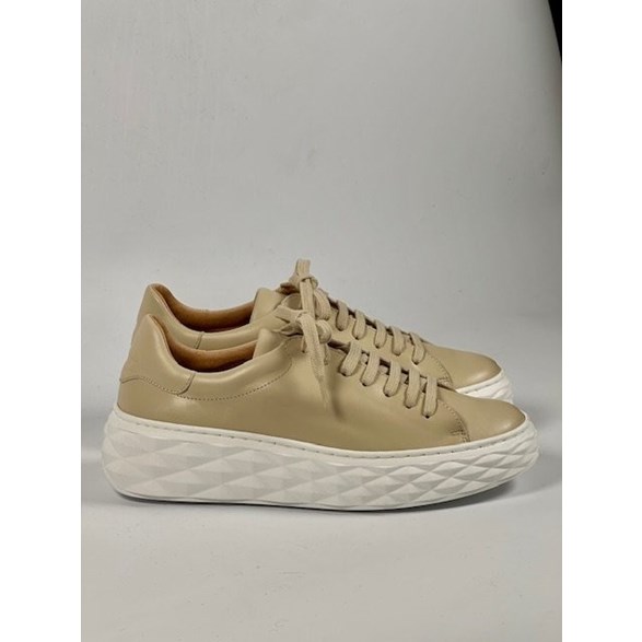Paola sneakers beige skinn