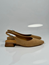 Mona slingback beige mocka