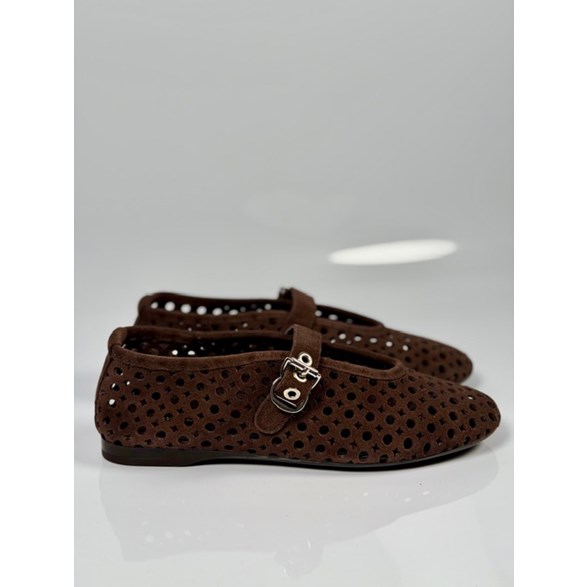 Katja ballerina brun mocka